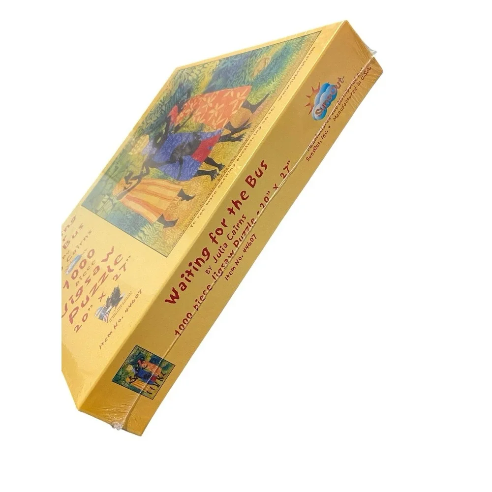 SunsOut Waiting for the Bus Julia Cairns 1000 Piece‎ Puzzle Sealed 2000s